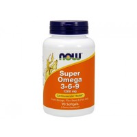 Супер Омега 3-6-9 1200 мг, Super Omega 3-6-9 NOW Foods, 180 капсул